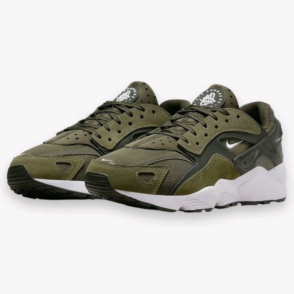 Nike Air Huarache Runner Cargo Khaki Olive DZ3306-300 Mens Size 5.5 Womens 7